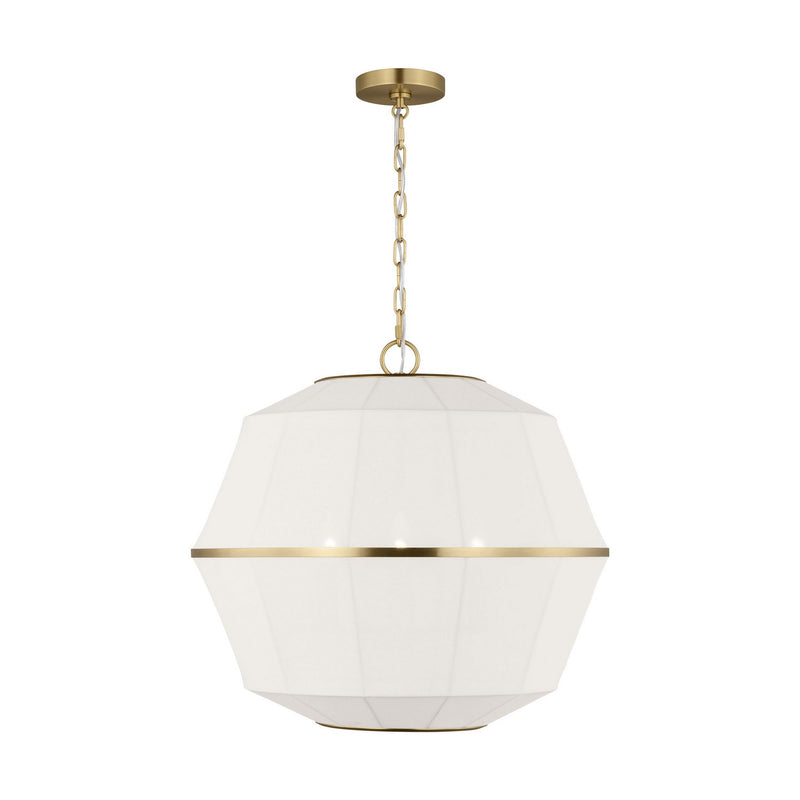 Visual Comfort Studio EP1463BBS Three Light Lantern, Burnished Brass