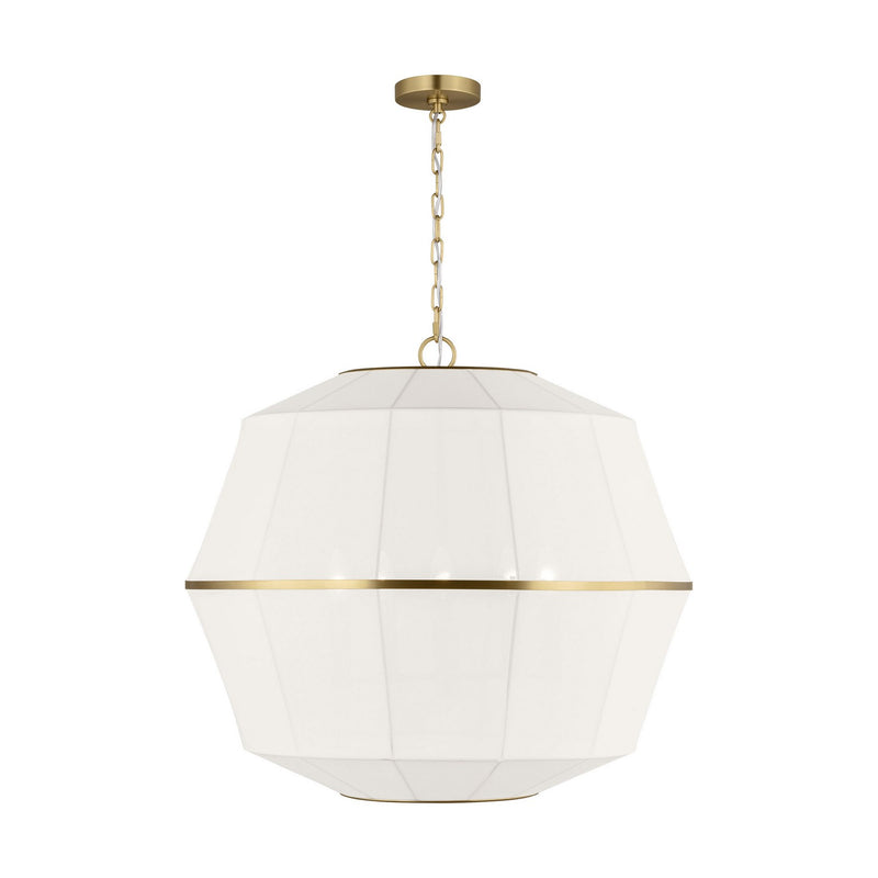 Visual Comfort Studio EP1475BBS Five Light Lantern, Burnished Brass