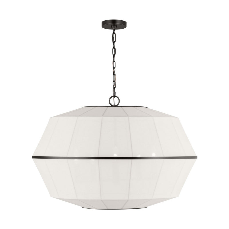 Visual Comfort Studio EP1485AI Five Light Lantern, Aged Iron