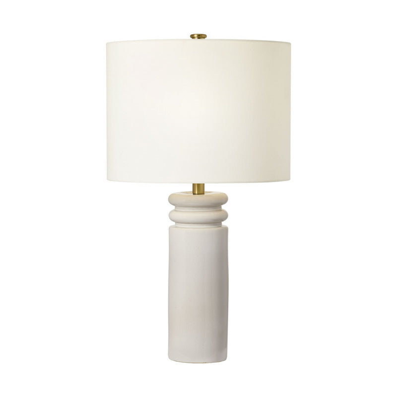 Visual Comfort Studio ET1541GWH One Light Table Lamp, Glossy White