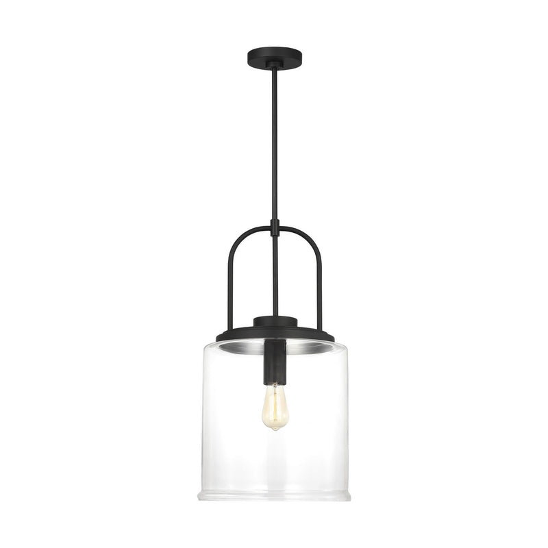 Visual Comfort Studio GLP1051MBK One Light Pendant, Midnight Black