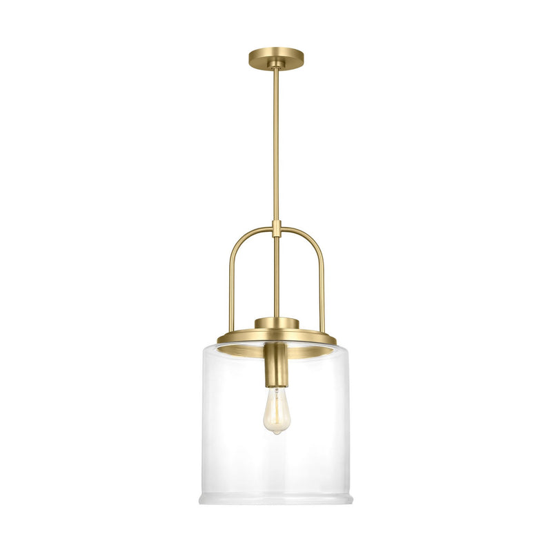 Visual Comfort Studio GLP1051SB One Light Pendant, Satin Brass