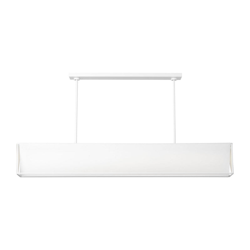 Visual Comfort Studio KC1151SLN LED Linear Chandelier, Soft Linen