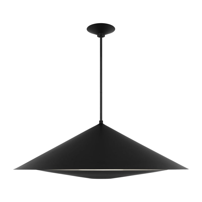 Visual Comfort Studio KP1181MBK One Light Pendant, Midnight Black