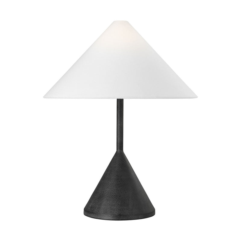 Visual Comfort Studio KT1391BLP One Light Table Lamp, Black Pearl