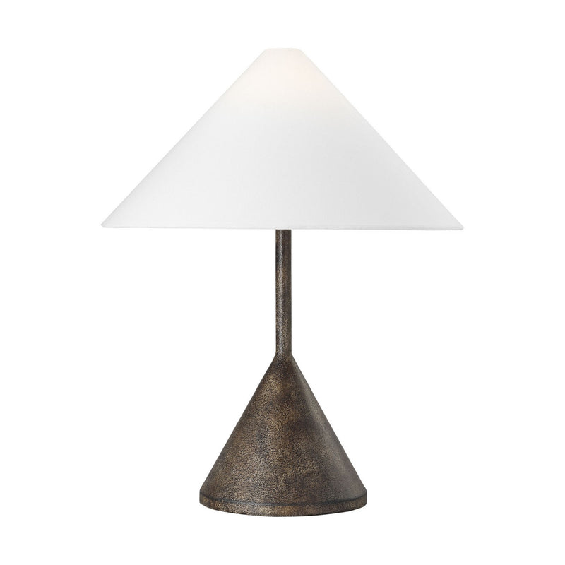 Visual Comfort Studio KT1391RBR One Light Table Lamp, Rustic Bronze