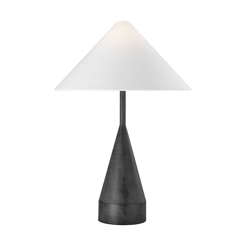 Visual Comfort Studio KT1401BLP One Light Table Lamp, Black Pearl