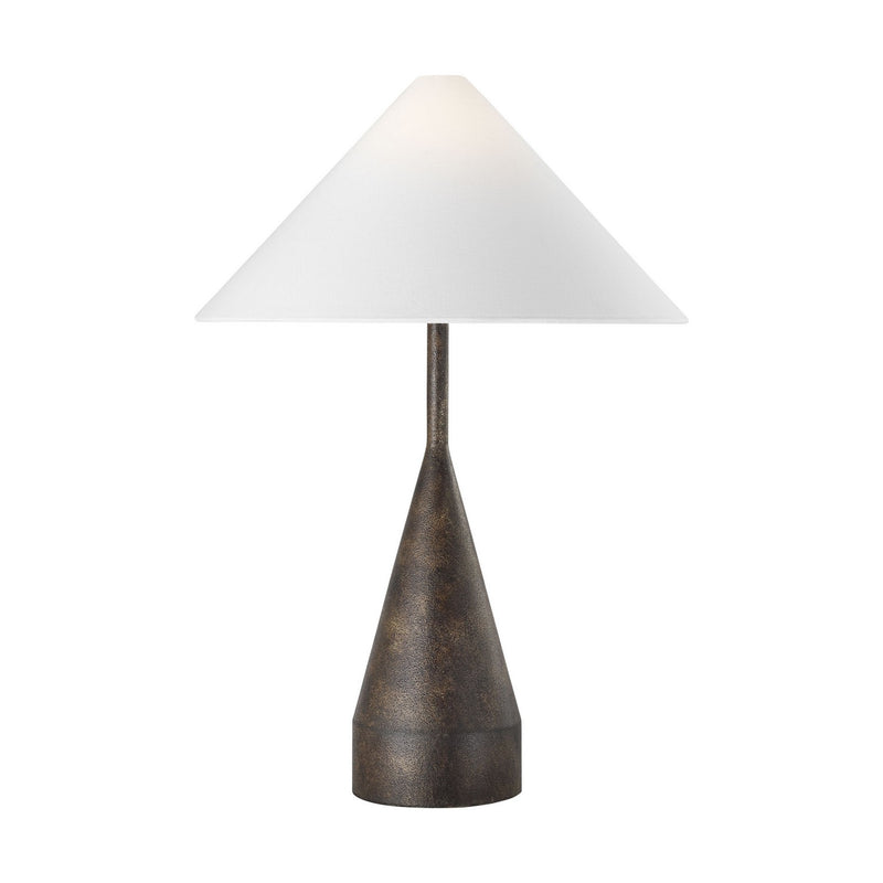 Visual Comfort Studio KT1401RBR One Light Table Lamp, Rustic Bronze