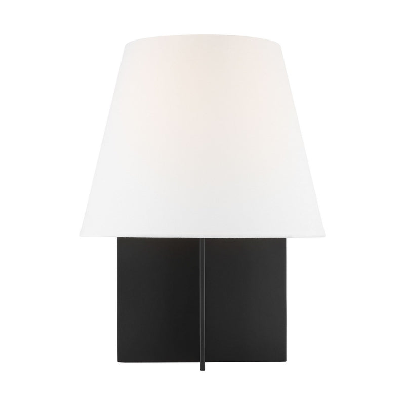 Visual Comfort Studio KT1431MBK One Light Table Lamp, Midnight Black