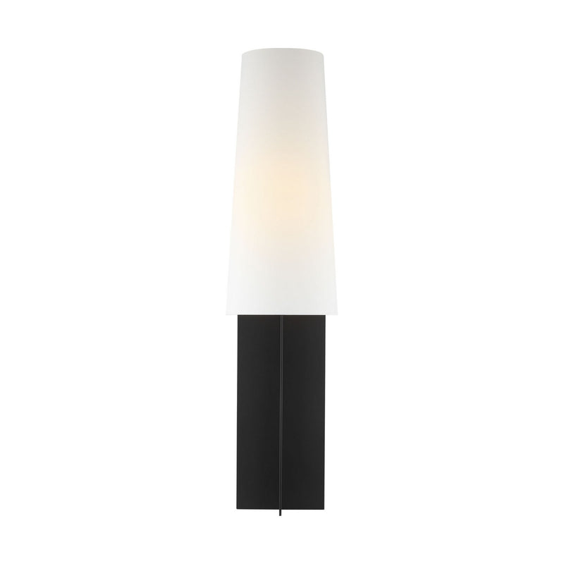 Visual Comfort Studio KT1441MBK One Light Floor Lamp, Midnight Black