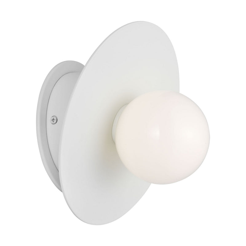Visual Comfort Studio KW1041MWT One Light Wall Sconce, Matte White