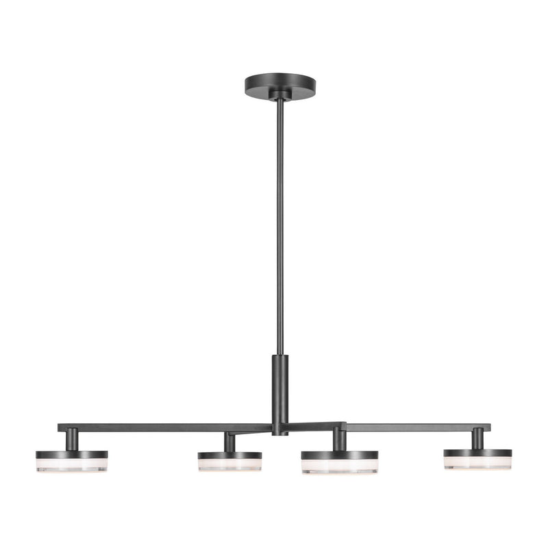 Visual Comfort Studio SLC1074AI LED Chandelier, Aged Iron