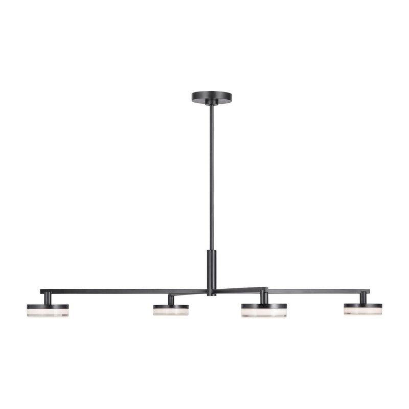 Visual Comfort Studio SLC1084AI LED Chandelier, Aged Iron