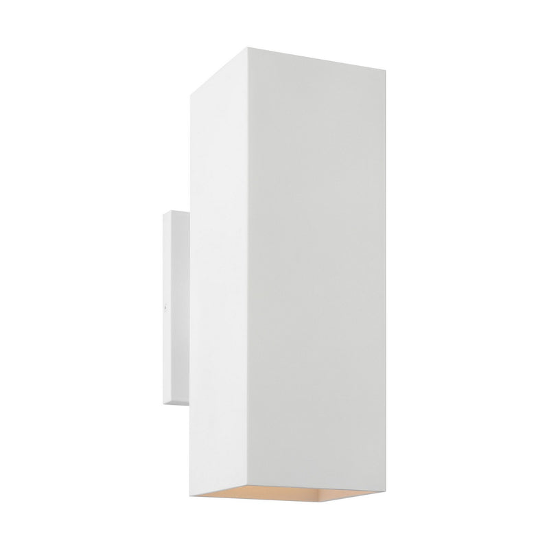 Visual Comfort Studio SLO1112OTW Two Light Wall Lantern, Outdoor Textured White