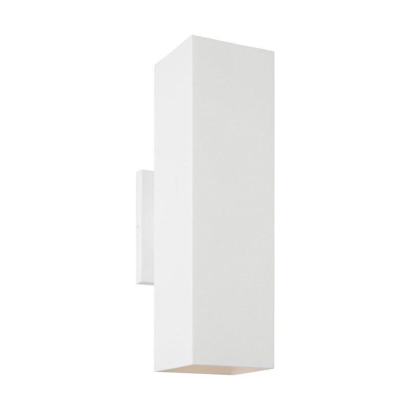 Visual Comfort Studio SLO1132OTW Two Light Wall Lantern, Outdoor Textured White