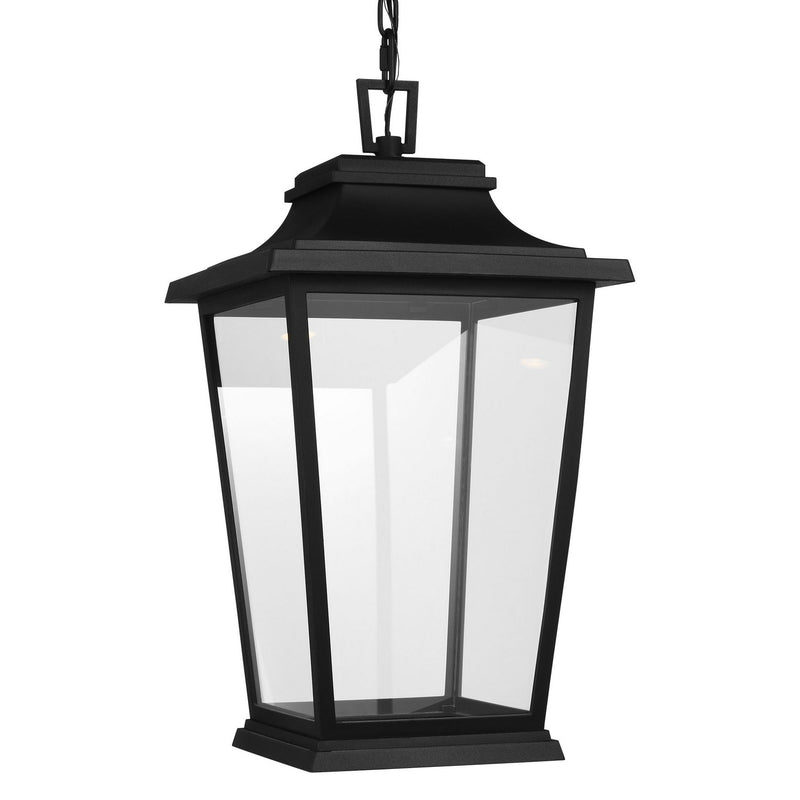 Visual Comfort Studio SLO1271TXB LED Hanging Lantern, Textured Black