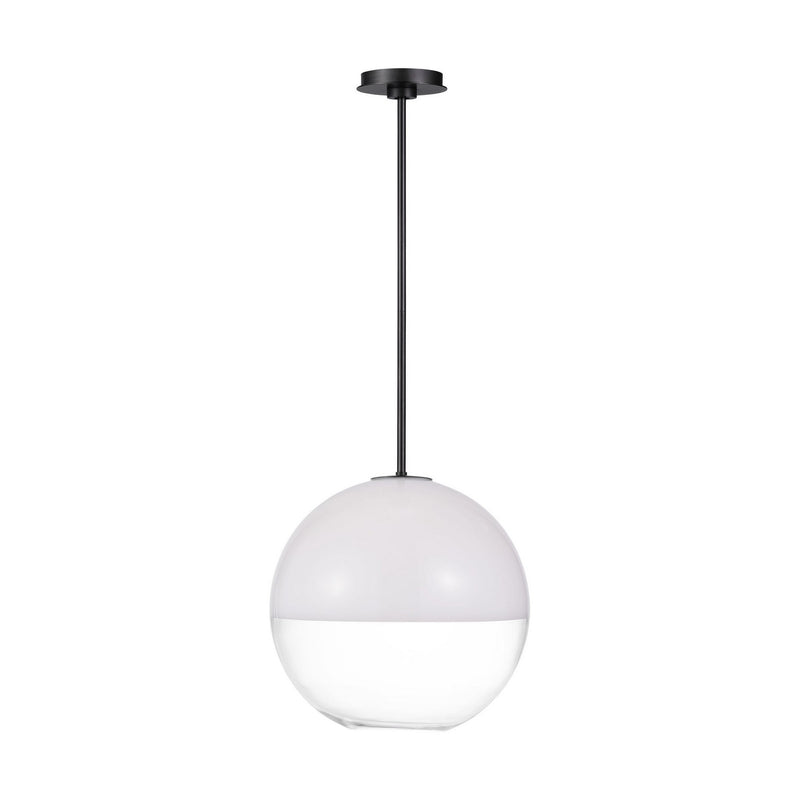 Visual Comfort Studio SLP1011AI One Light Pendant, Aged Iron
