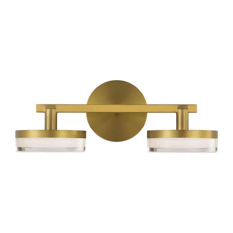 Visual Comfort Studio SLV1012BBS LED Vanity, Burnished Brass