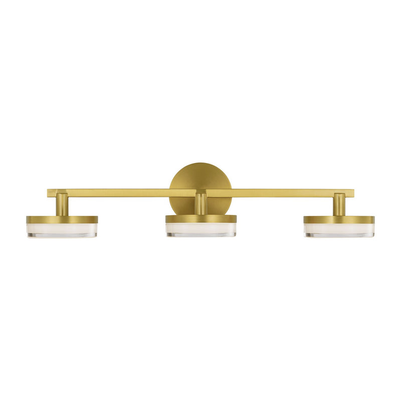 Visual Comfort Studio SLV1013BBS LED Vanity, Burnished Brass