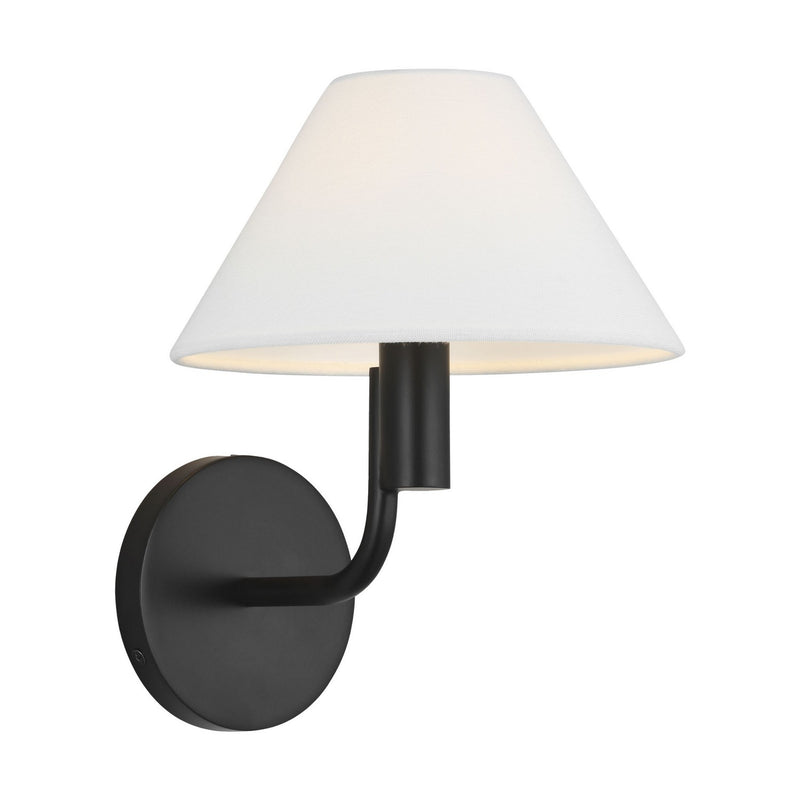 Visual Comfort Studio SLW1001AI One Light Wall Sconce, Aged Iron