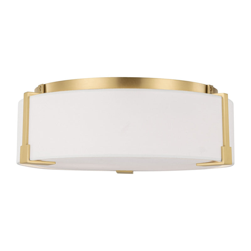 Visual Comfort Studio TFF1002BBS Two Light Flush Mount, Burnished Brass