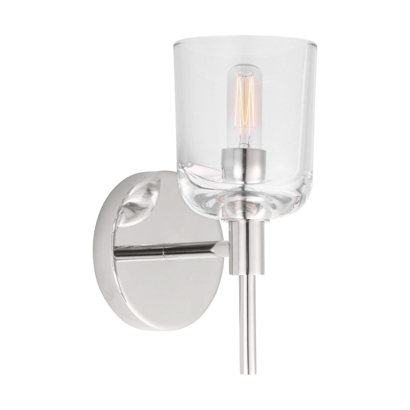 Visual Comfort Studio TFV1001PN One Light Wall Sconce, Polished Nickel