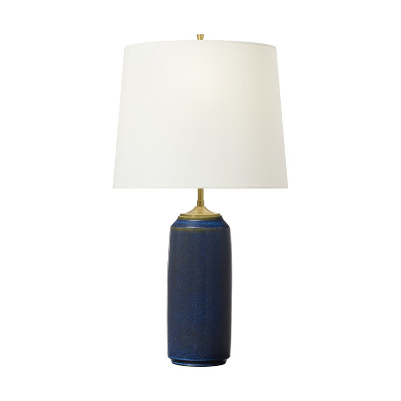 Visual Comfort Studio TT1281MBB One Light Table Lamp, Mix Blue Brown