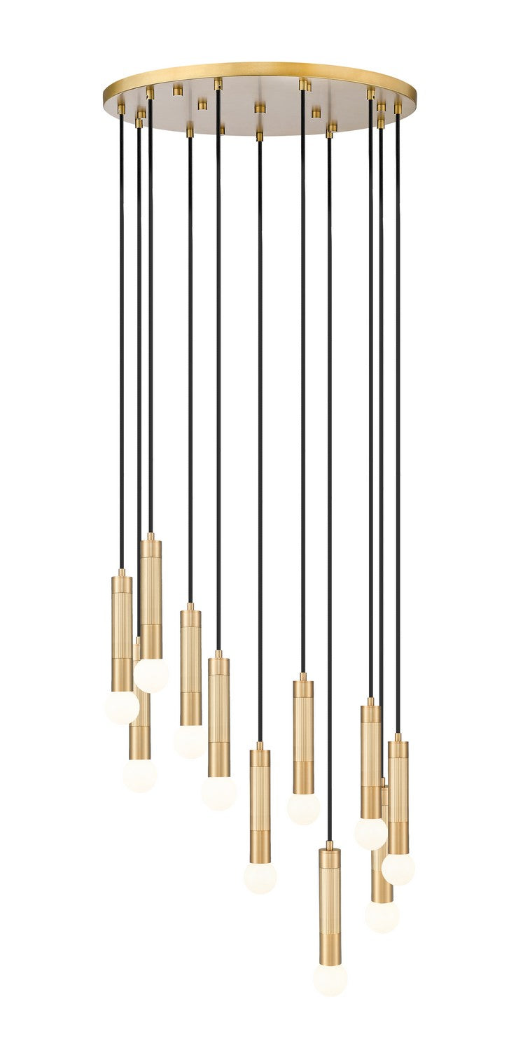 Z-Lite 1956P-11R-MGLD 11 Light Chandelier, Modern Gold