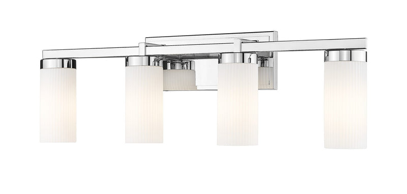 Z-Lite 3044-4V-CH Four Light Vanity, Chrome