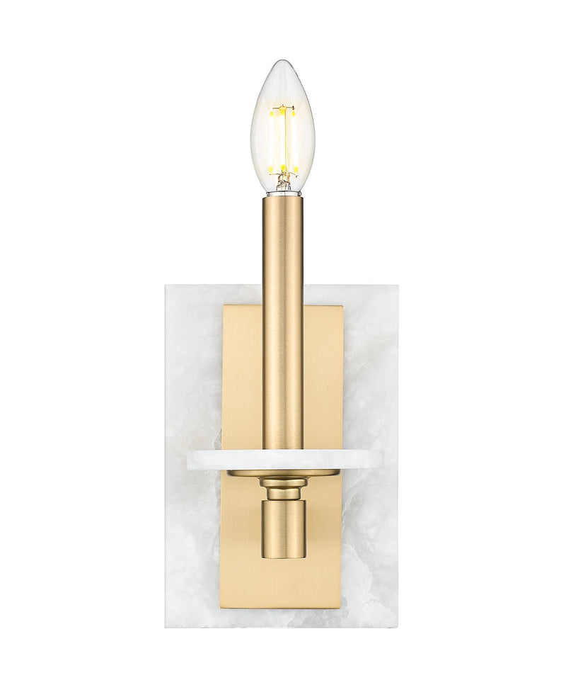 Z-Lite 3045-1S-MGLD One Light Wall Sconce, Modern Gold