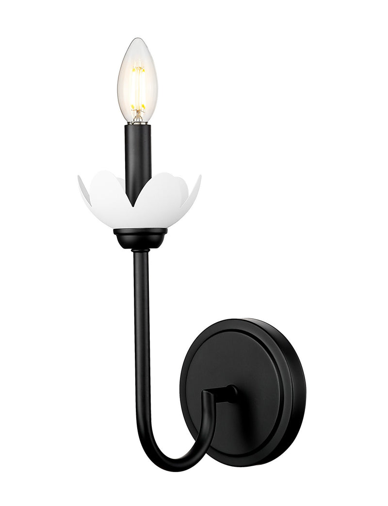 Z-Lite 352-1S-MB One Light Wall Sconce, Matte Black