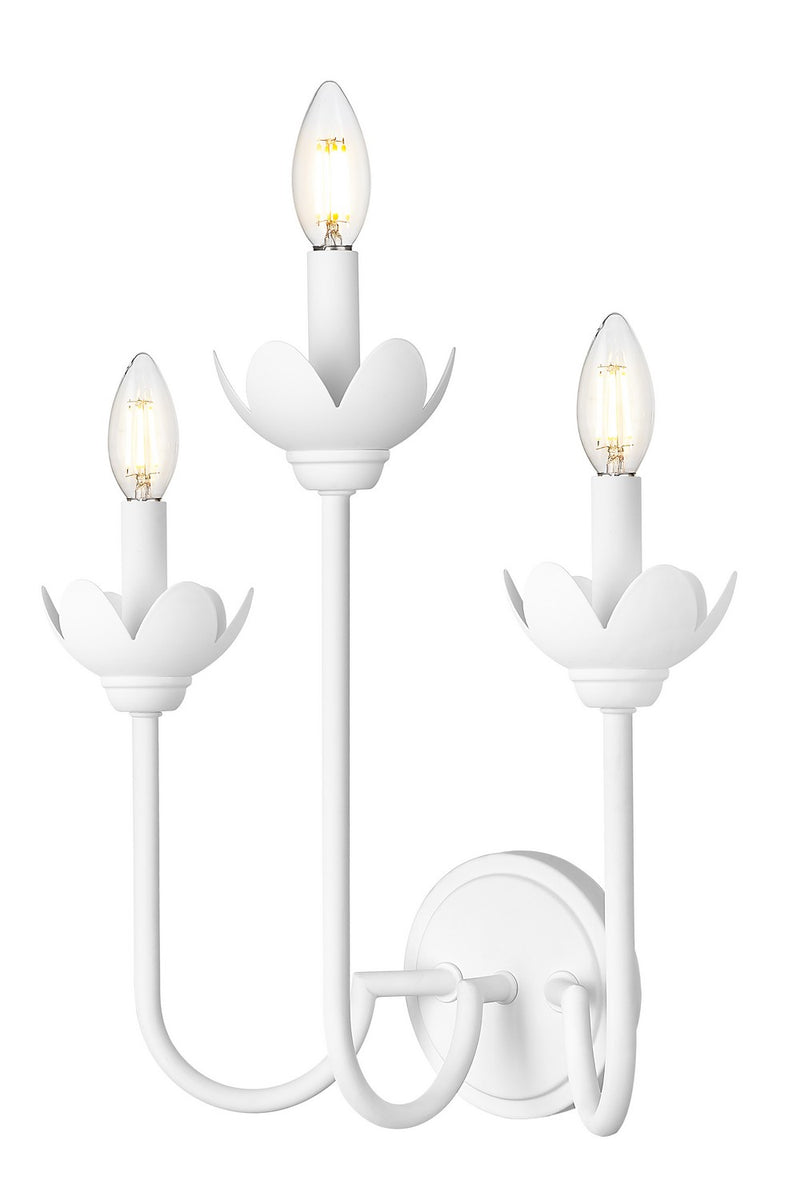 Z-Lite 352-3S-TW Three Light Wall Sconce, Tundra White