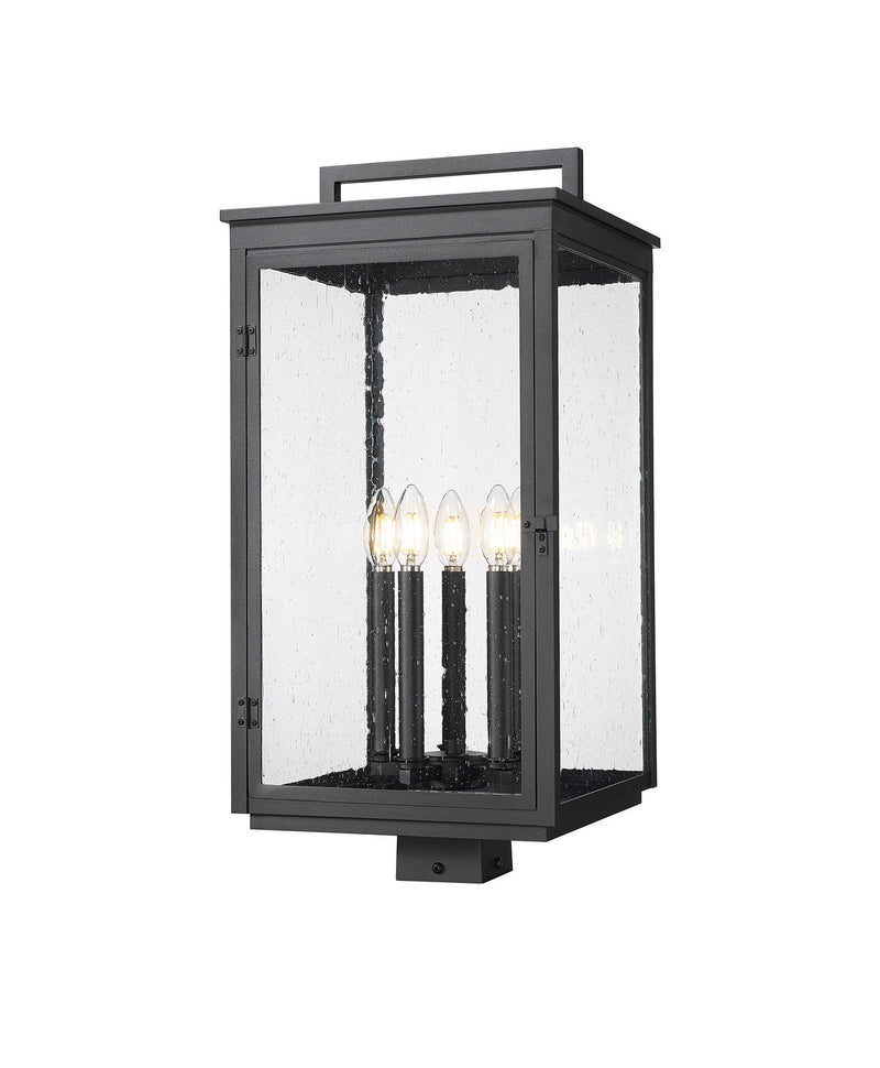 Z-Lite 5019PHXLS-BK Five Light Outdoor Post Mount, Sand Black
