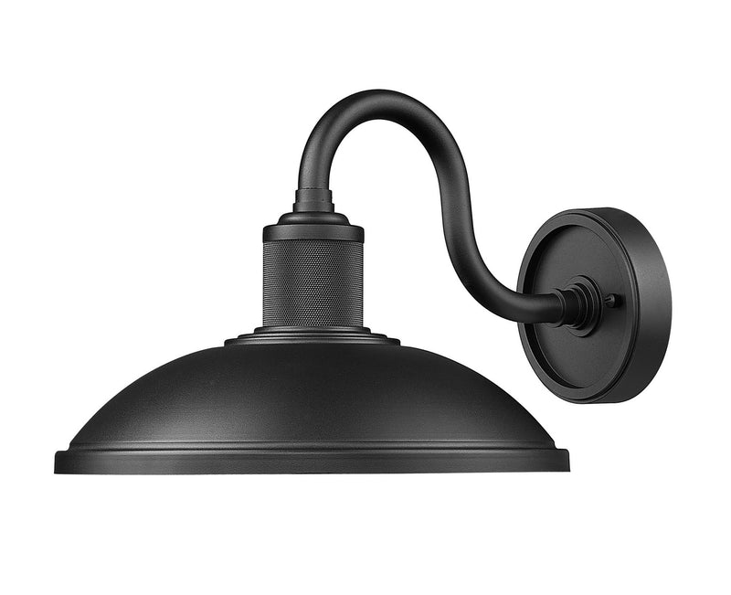 Z-Lite 5020M-BK One Light Outdoor Wall Mount, Sand Black
