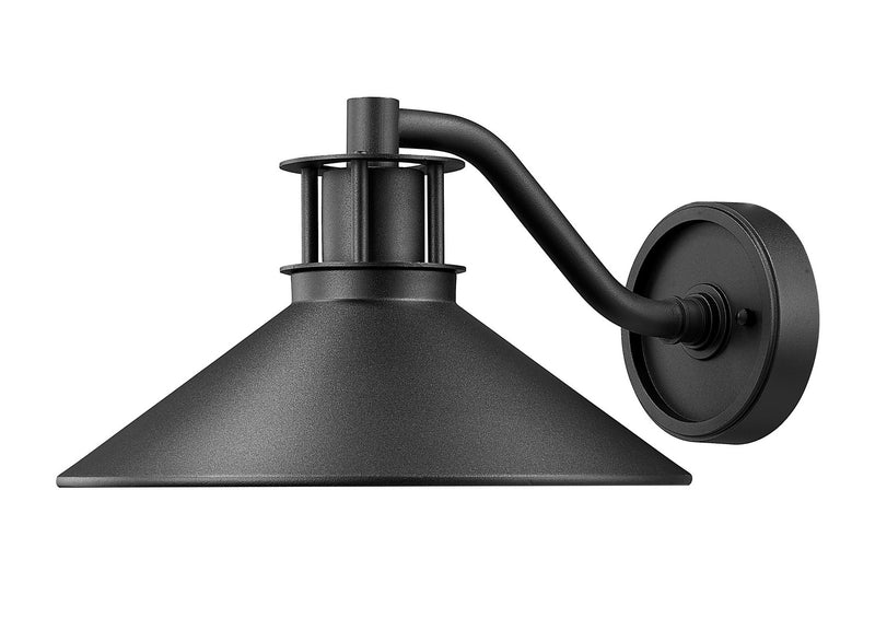 Z-Lite 5022M-BK One Light Outdoor Wall Mount, Sand Black