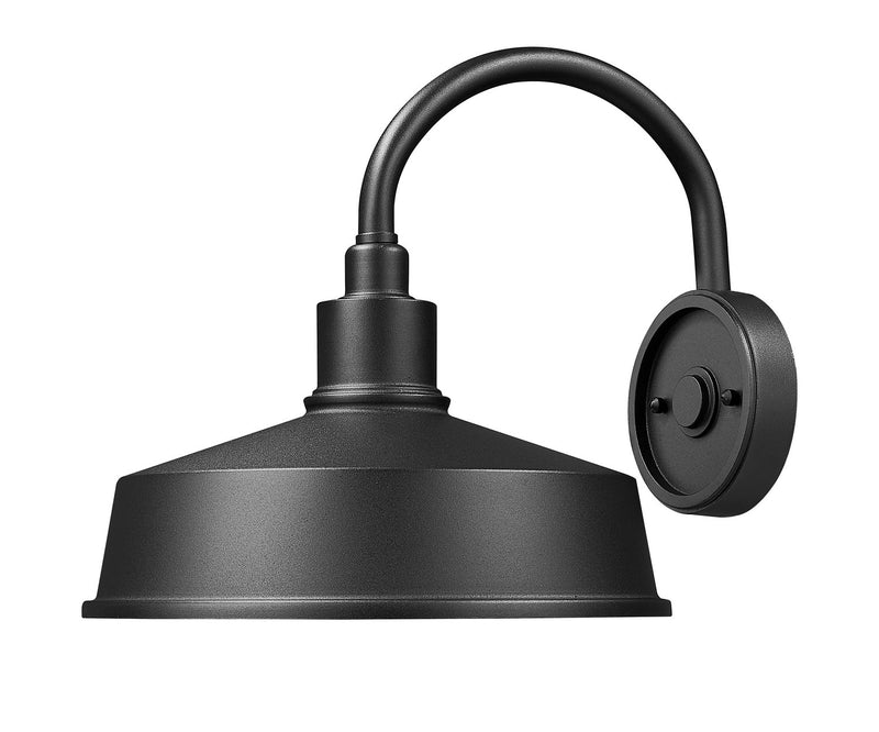 Z-Lite 5024M-BK One Light Outdoor Wall Mount, Sand Black
