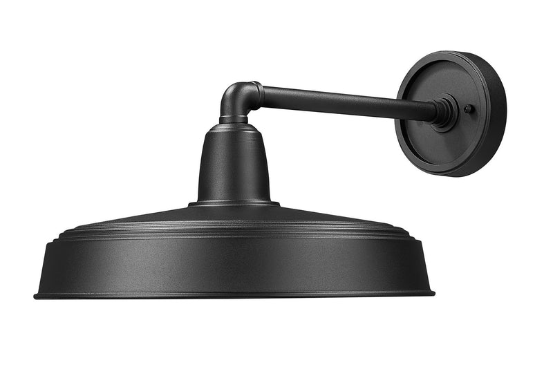 Z-Lite 5025B-BK One Light Outdoor Wall Mount, Sand Black