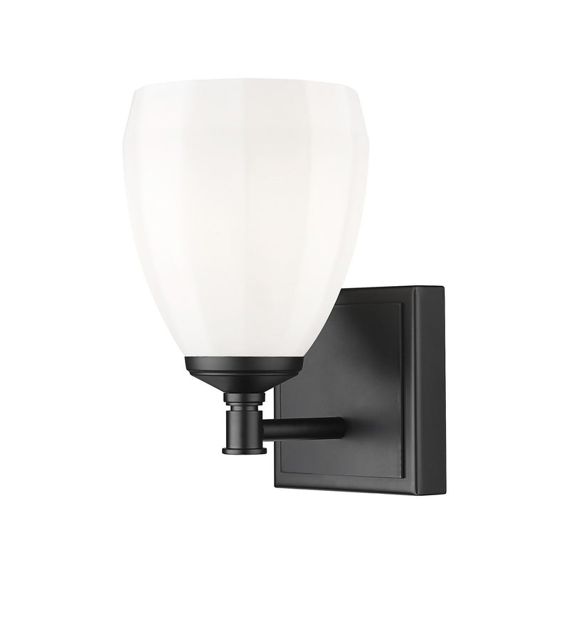 Z-Lite 7004-1V-MB One Light Vanity, Matte Black