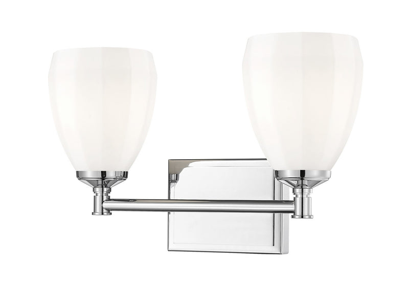 Z-Lite 7004-2V-CH Two Light Vanity, Chrome