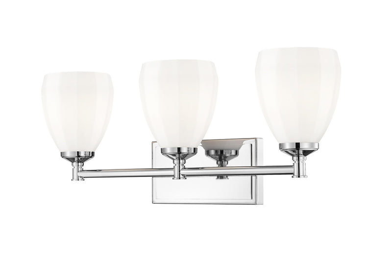 Z-Lite 7004-3V-CH Three Light Vanity, Chrome