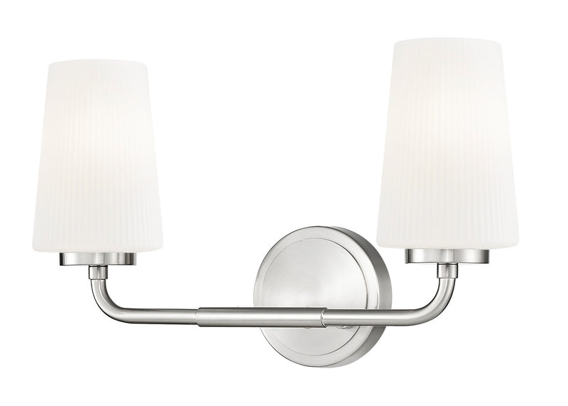Z-Lite 7005-2V-BN Two Light Vanity, Brushed Nickel