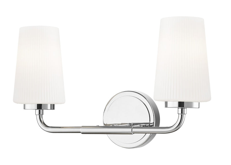 Z-Lite 7005-2V-CH Two Light Vanity, Chrome