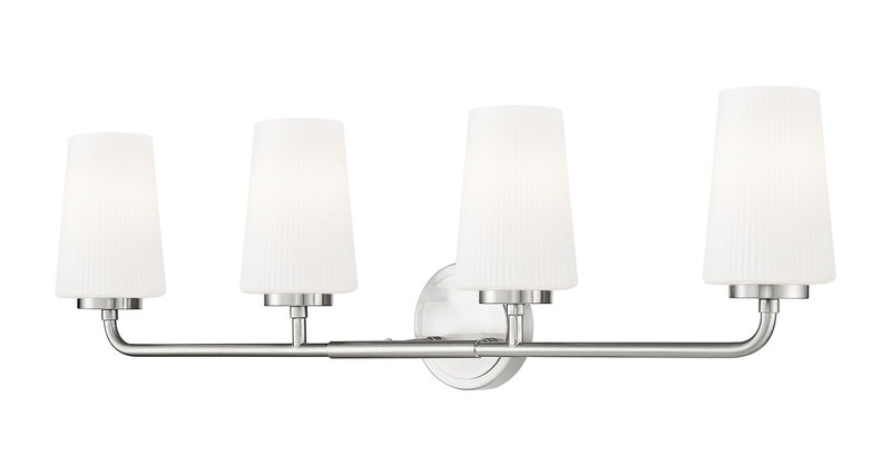 Z-Lite 7005-4V-BN Four Light Vanity, Brushed Nickel