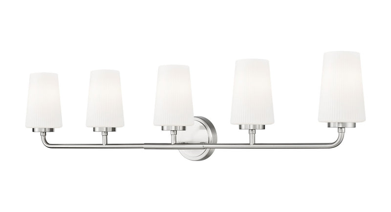 Z-Lite 7005-5V-BN Five Light Vanity, Brushed Nickel