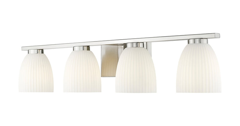Z-Lite 7518-4V-BN Four Light Vanity, Brushed Nickel