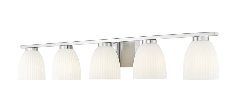 Z-Lite 7518-5V-BN Five Light Vanity, Brushed Nickel