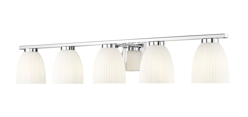 Z-Lite 7518-5V-CH Five Light Vanity, Chrome