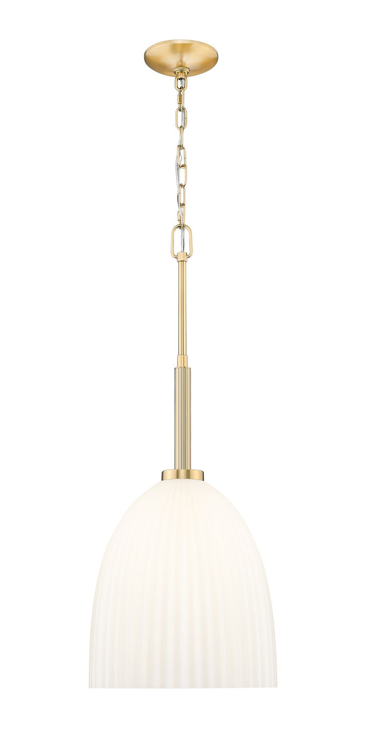 Z-Lite 7518P11-MGLD One Light Pendant, Modern Gold