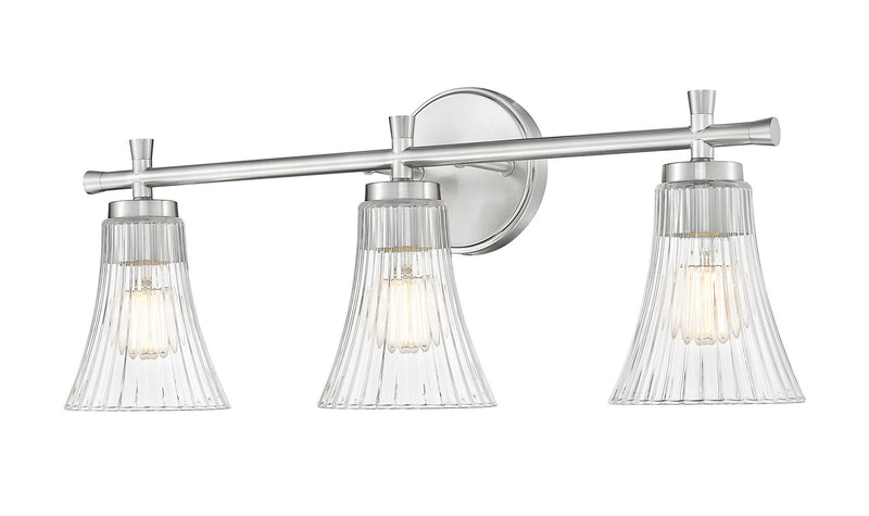 Z-Lite 7519-3V-BN Three Light Vanity, Brushed Nickel