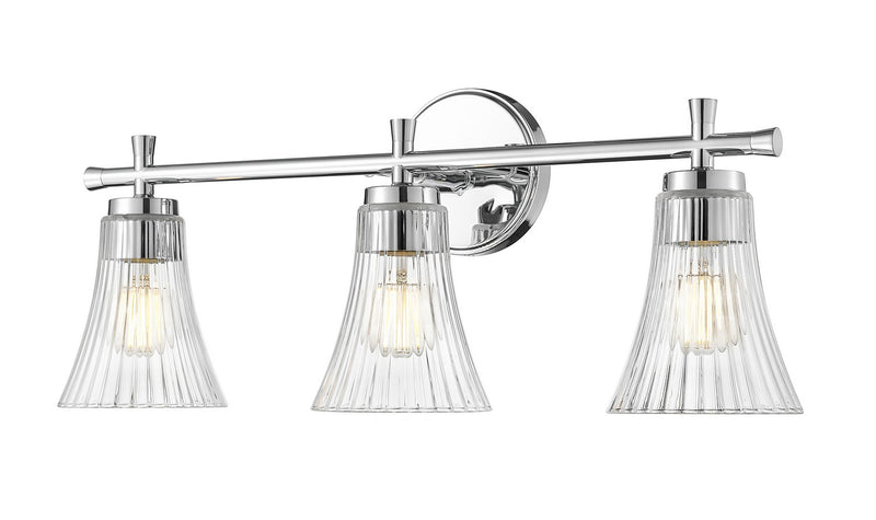 Z-Lite 7519-3V-CH Three Light Vanity, Chrome